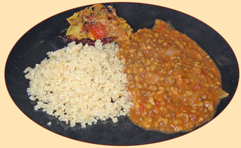 cooked quinoa